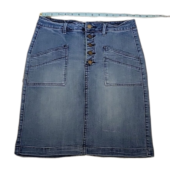 Velvet Heart Dresses & Skirts - Velvet Heart Denim Button-Front Skirt